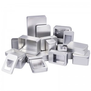 Elektronik emballageboks tinplate boks rektangulær kasse gavemballage boks