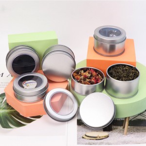 Rundt produktemballage Boks Gavepakning Boks Elektronisk produktemballage Boks Mademballage Tinboks