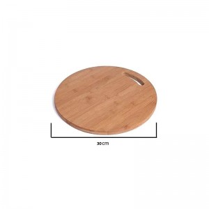 Bambus rundt huggning af blokering