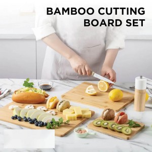 Bambusfood -serveringsplade