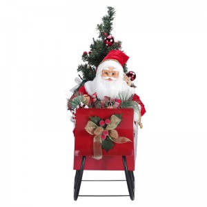 TM-95113 50*27*60 Santa Claus med Sleidge