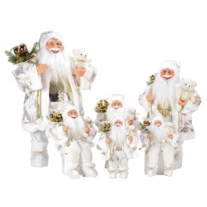 T24-Z010 30 ~ 110 cm Julemanden Santa Claus Decoration