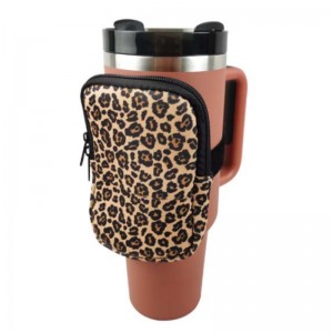 Neopren vandflaskepose til 40 oz 30 oz, damer Gym Fitness tilbehør med justerbar rem