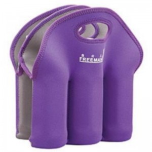 Engrosneopren stof 6 pak ølneopren total taske rødvin cooler taske til picnic strand