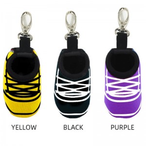 Engrosneopren to golfkugler pakning af lommer Taistposer Tilpasset golfboldpose med kroge