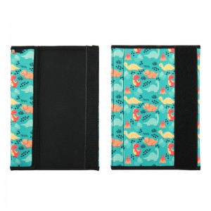 Natucare Kids Reflective Neoprene Cotton Seat Belt Cover Black Washing