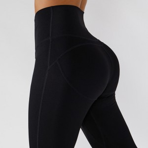 SC1097 75% Nylon 25% Spandex Leggings Sport for Women Gym Yoga Pants Fitness Running Leggings