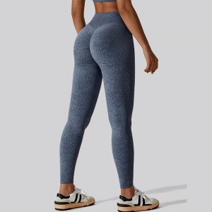SC1092 Brugerdefineret logo mønster Leggings til kvinder skubber op leggings Kvinder High Waist Scrunch Butt Yoga Pant