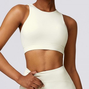 SC10138 Yoga Bra Sælger Custom Logo Sport Bra Fitness Kvindelig fitnesssport Bra Yoga Sportswear polstret