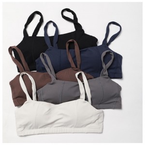 SC10132 Sport Top Women Fitness Yoga Brh Soft Stretch Compression Yoga Shoulder Sport Bh