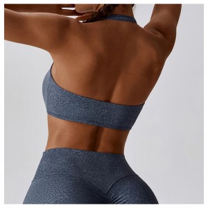 SC10133 78%nylon og 22% spandex grime åndbar hurtig tør hurtig tør fitness gymnastiksal yoga slid, der kører sportsbh til kvinder