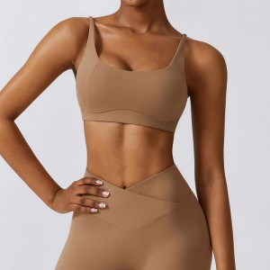 SC10135 Fitness Sport Bra Custom Logo Ladies Compression Soft Quick Dry Yoga Running Gym sexet sportsbh