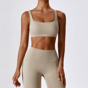 SC101611 Sexet sport Strappy Custom Sport Bra til kvinder Soft Quick Dry Yoga Running Gym sexet sportsbh