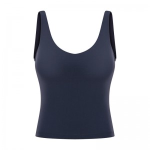 SC10252 Yogatank Top med Bra Vest Sportswear Workout Yoga Tank Top til Woman Yoga Tank Top Women tilpasset