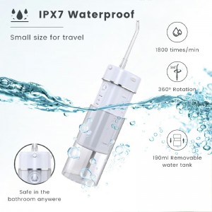 2023 Hot Selling Electric Dental Portable Family og uden for tænder Rengøring Dental Oral Irrigator Vand Flosser