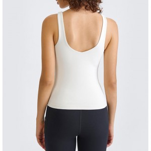 SC102511 Yogakvinder tilpasset yogatop, der kører vest atletisk gymnastiksal slid Tank Top Vest Sportswear Træning Yogatank Top