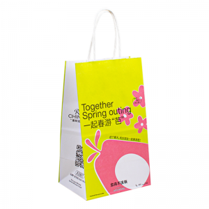 Engros Kraft Paper Bag Black Gift Shopping Paper Bag med logo til tøj Brugerdefineret emballagepose