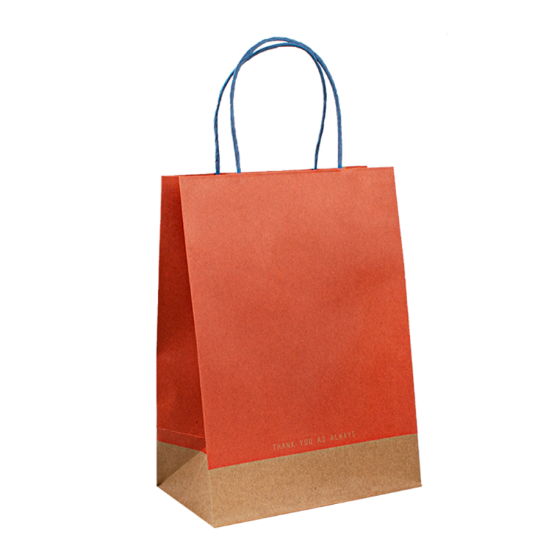 brun kraft mad emballage luksus shopping gavepapir taske papir mad taske