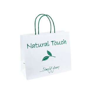 Papirpose Håndter brune papirposer Printhåndtag Designer til emballage Papirpose Gave