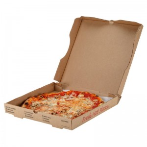 Trykt Kraft Pizza Box