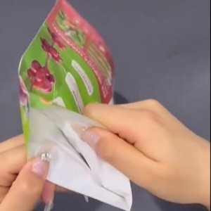 Populær stående lynlås pose til valleproteinpulveremballage kaffeposer