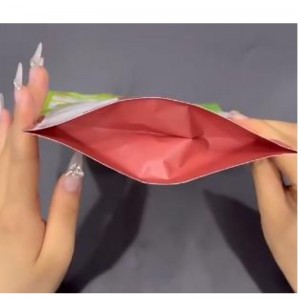 Populær stående lynlås pose til valleproteinpulveremballage kaffeposer