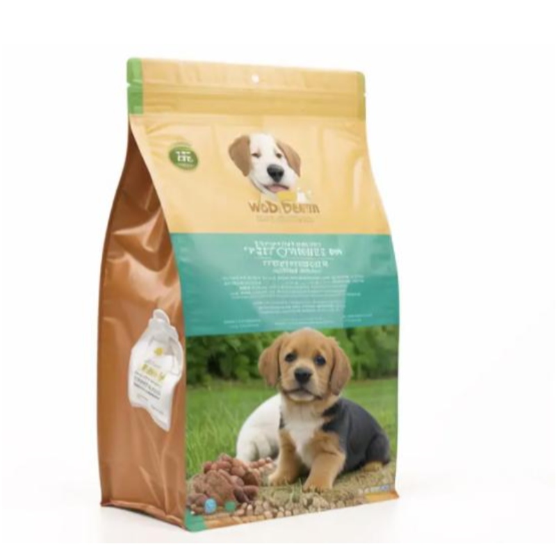 Genanvendt plastik Pet Dog behandler skyderen Zip Lock Bag Dog Food Packaging Bag med skyder Pet Food Bag