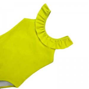 Ruffle-Strap Kids Swardwear Clearance Surplus Baby Badetøj Girls Badwear Kids Bikini