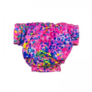 Baby bleer trykt blomsterpletter komfortable absorberende så sød lys rose pink