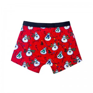 Brugerdefineret logo Høj kvalitet voksen åndbar bokser med faste farver herre undertøj undertøj