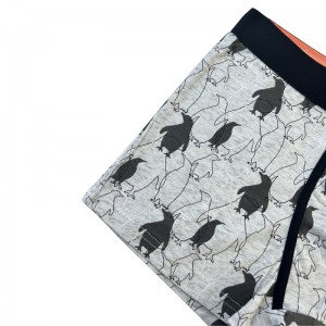 OEM engros plus størrelse printboksere åndbare polyester undertøjsmænd tilpasset logo printboksere