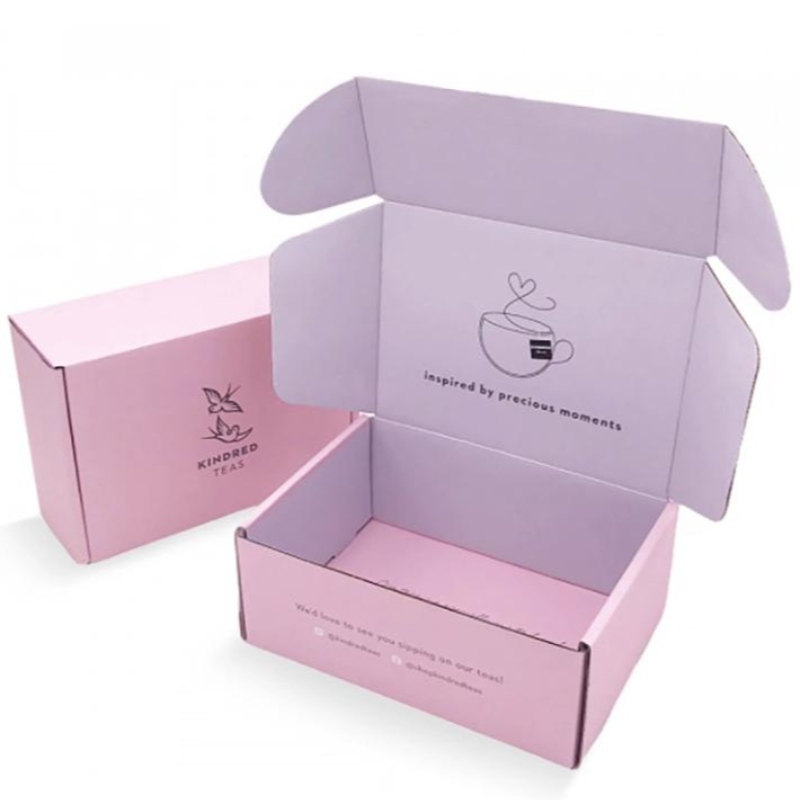 Brugerdefineret luksusprint logo sammenklappeligt pap kraftpapir parfume tøj sko smykke emballage forsendelse pakning mailer julegave karton kasse