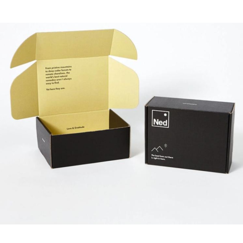 Brugerdefineret luksusprint logo sammenklappeligt pap kraftpapir parfume tøj sko smykke emballage forsendelse pakning mailer julegave karton kasse