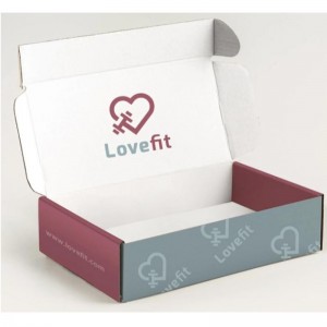 Brugerdefineret luksusprint logo sammenklappeligt pap kraftpapir parfume tøj sko smykke emballage forsendelse pakning mailer julegave karton kasse