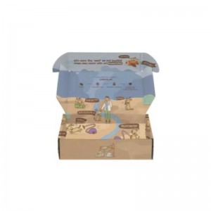 Brugerdefineret bærebokse Pakning Forsendelsespostboksemballage med logo forsendelsespapirboks Tilpasset logo attraktivt