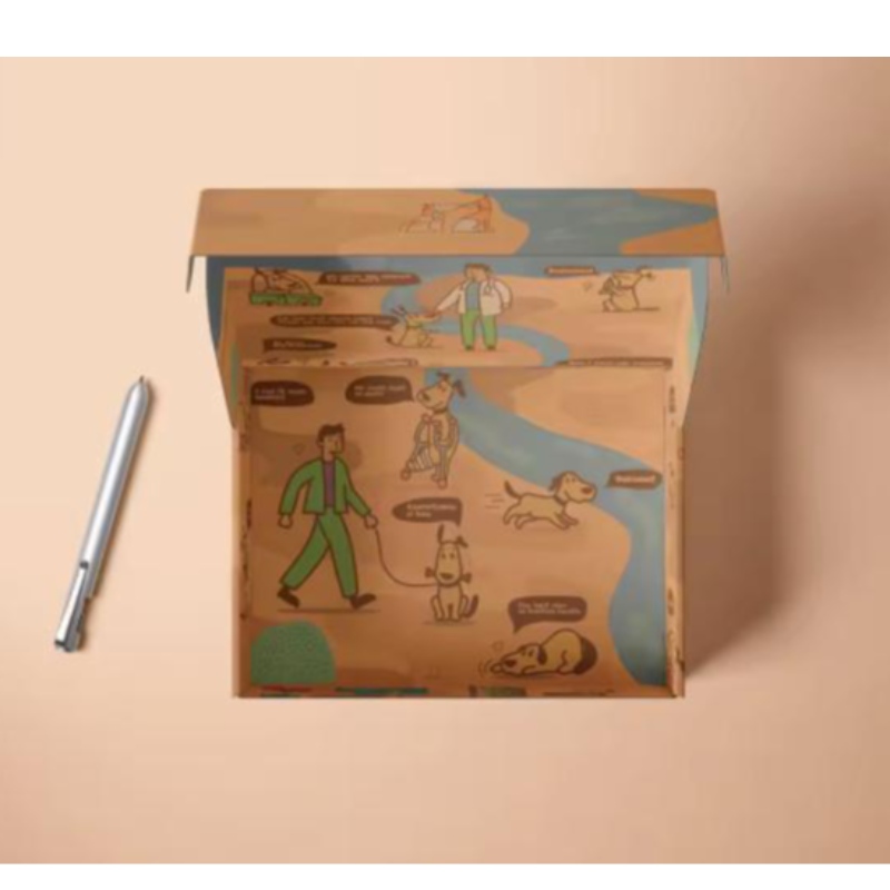 Brugerdefineret bærebokse Pakning Forsendelsespostboksemballage med logo forsendelsespapirboks Tilpasset logo attraktivt