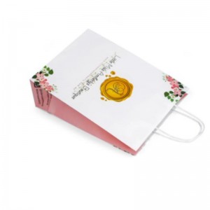 Juleskopposer Papirposer Brugerdefinerede udskrivning af emballageposer til promoveringspakning