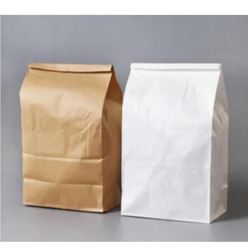 Tilpasset madkvalitet Høj kvalitet Tilpasset bærepapirpose Melpakningspose Genbrugsposer