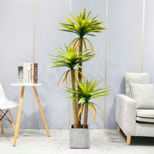 Dekorativ simulering Have Ornamental Allseason Vivid Dracaena Tree til haven Leverandør Bryllupsdekor