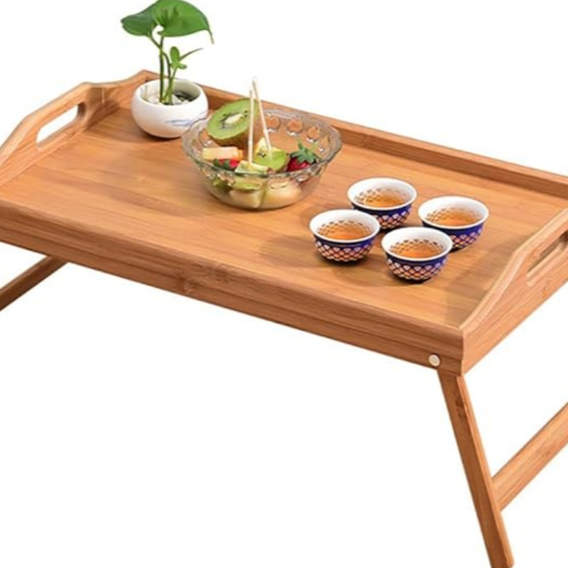 Bambus foldbart morgenmadsbord