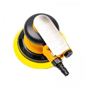 Luftslibningsmaskine Polering Tørslibning Bilvoksende dampluftslibning Vakuum 5 tommer pneumatisk slibemaskine