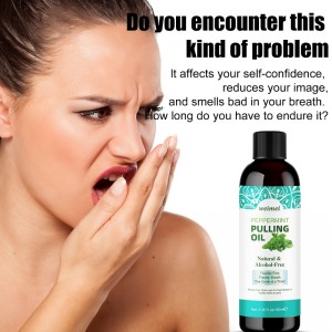 Pebermynte trækolie