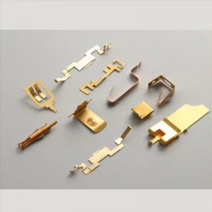 OEM-producent Brugerdefineret messing små pladestemplingsdele 5-stjernet metalstempling