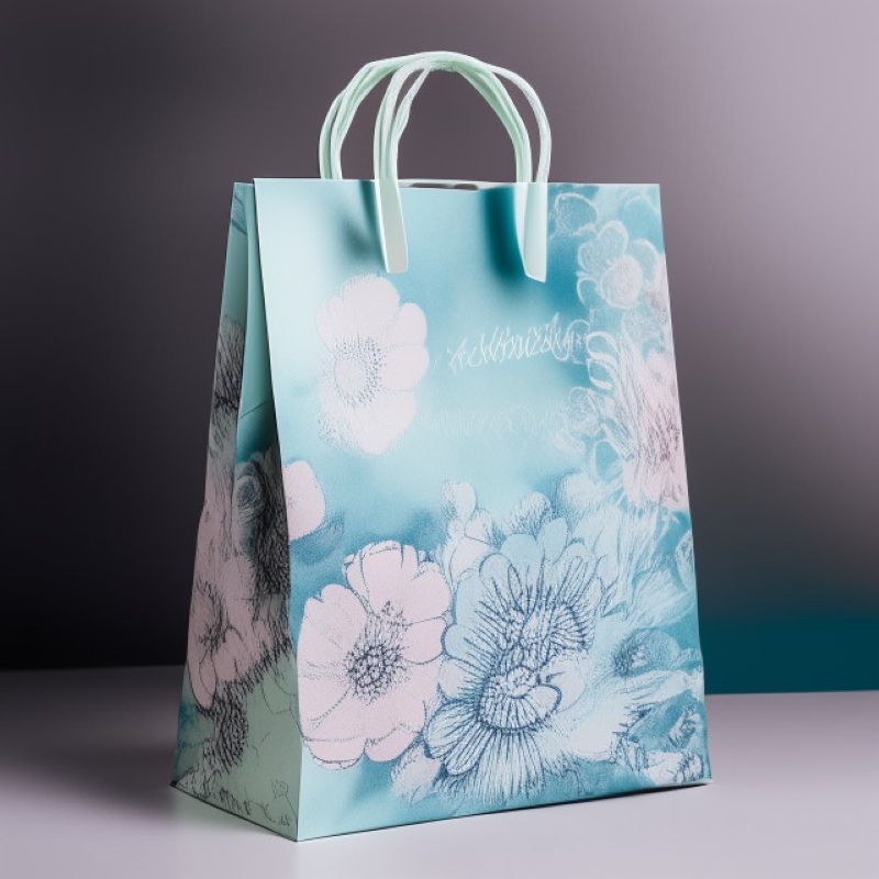 Elegant blomstertaske i kraft