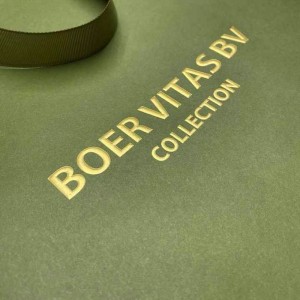 Luksuriøs grøn kollektionstaske