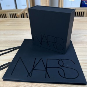 Sort Luxe foldbar æske & Taskesæt