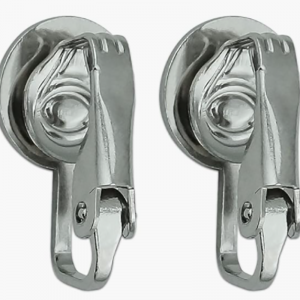 Officiel Bucknell Bison Clip-På øreringe - høj-Kvalitetsmetallegering, epoxy-Belagt,nej-Piercingnødvendigt, spildag smykker til alumner & Fans