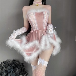 Cosplay uskyldig - Ser kjoler, camisole pyjamas, sexede stuepige kostumer, uniformer, internet - berømthed bunny pigen outfits med en høj - Slutfølelse 78 Pris:$239.99