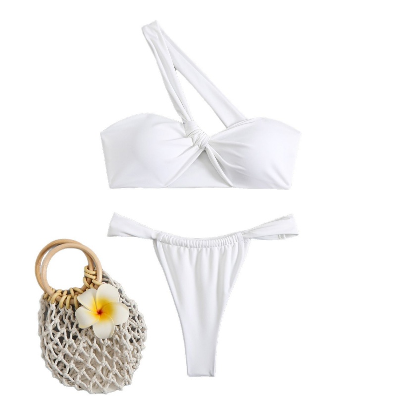 To-Stykke badedragt. Sexet-Skulder stroppeløs bikini med et rygfri design. Europæisk og amerikansk stil udenrigshandel badetøj til engros QT-25018 Pris:$79.99
