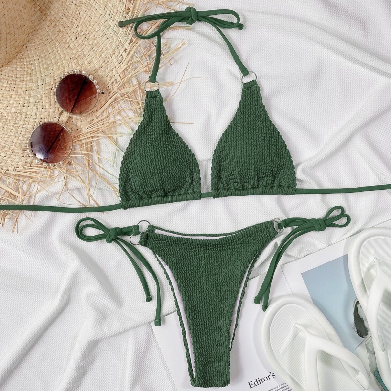 Nyt 2025 badetøj. Europæisk og amerikansk-Style sexet to-Stykke bikini badedragter til kvinder. Stilfuld udenrigshandelsbikini til engros 8818 Pris:$79.99